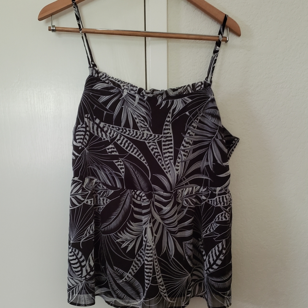 Banana republic floral blouse